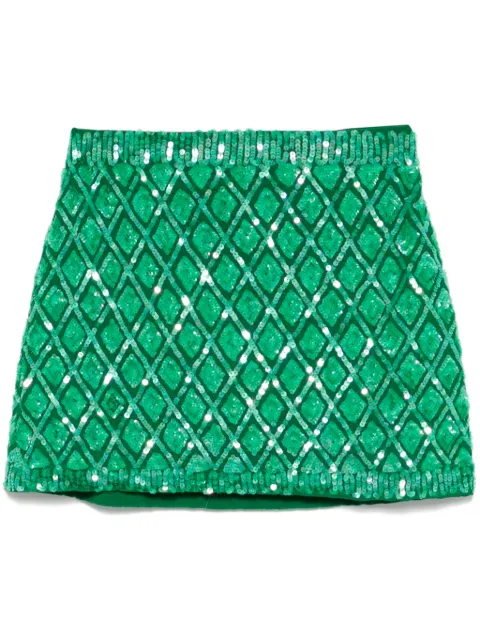 P.A.R.O.S.H. sequinned mini skirt