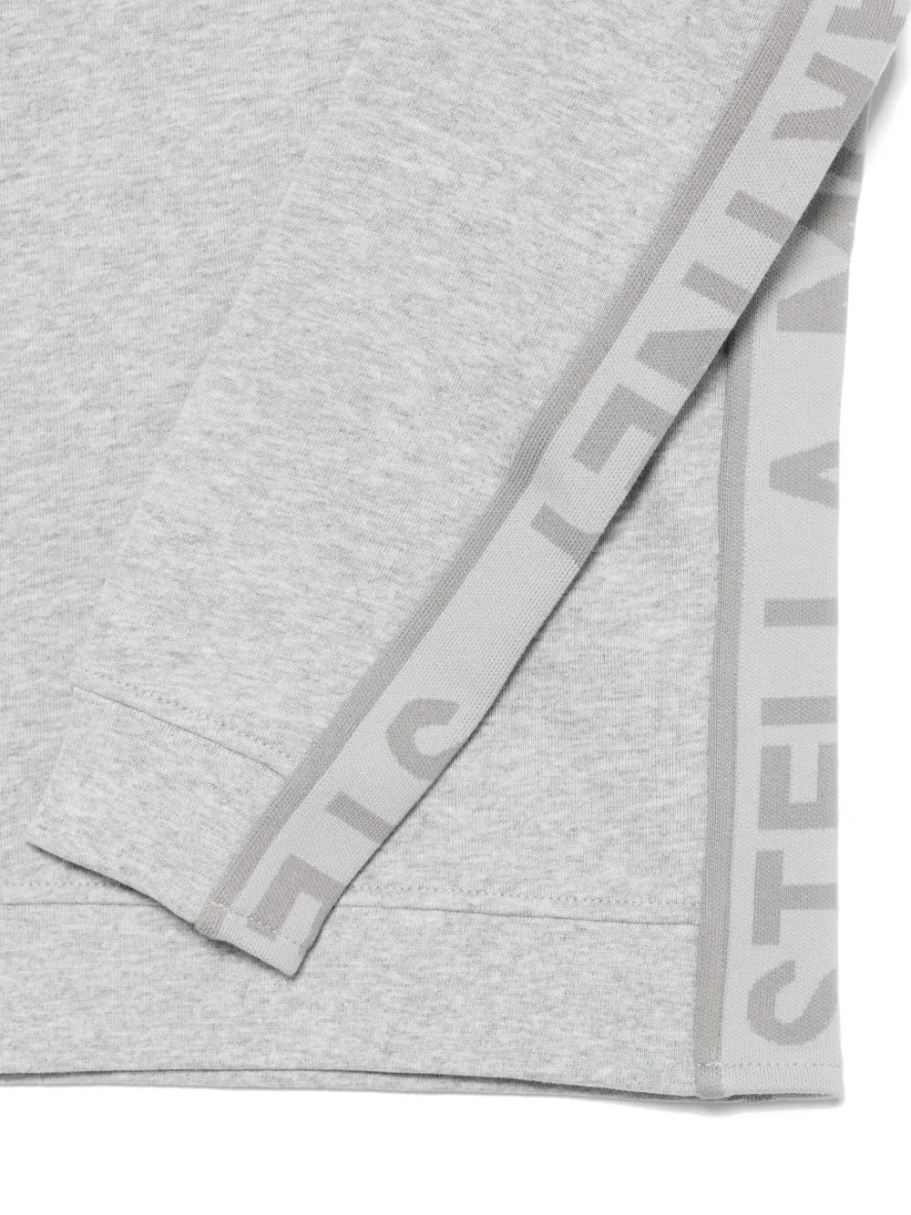Stella McCartney Kids Sweater met logoband detail Grijs