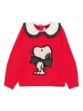 MC2 Saint Barth Kids x Snoopy Peanuts Calia sweater - Red