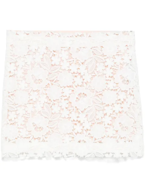 P.A.R.O.S.H. lace mini skirt