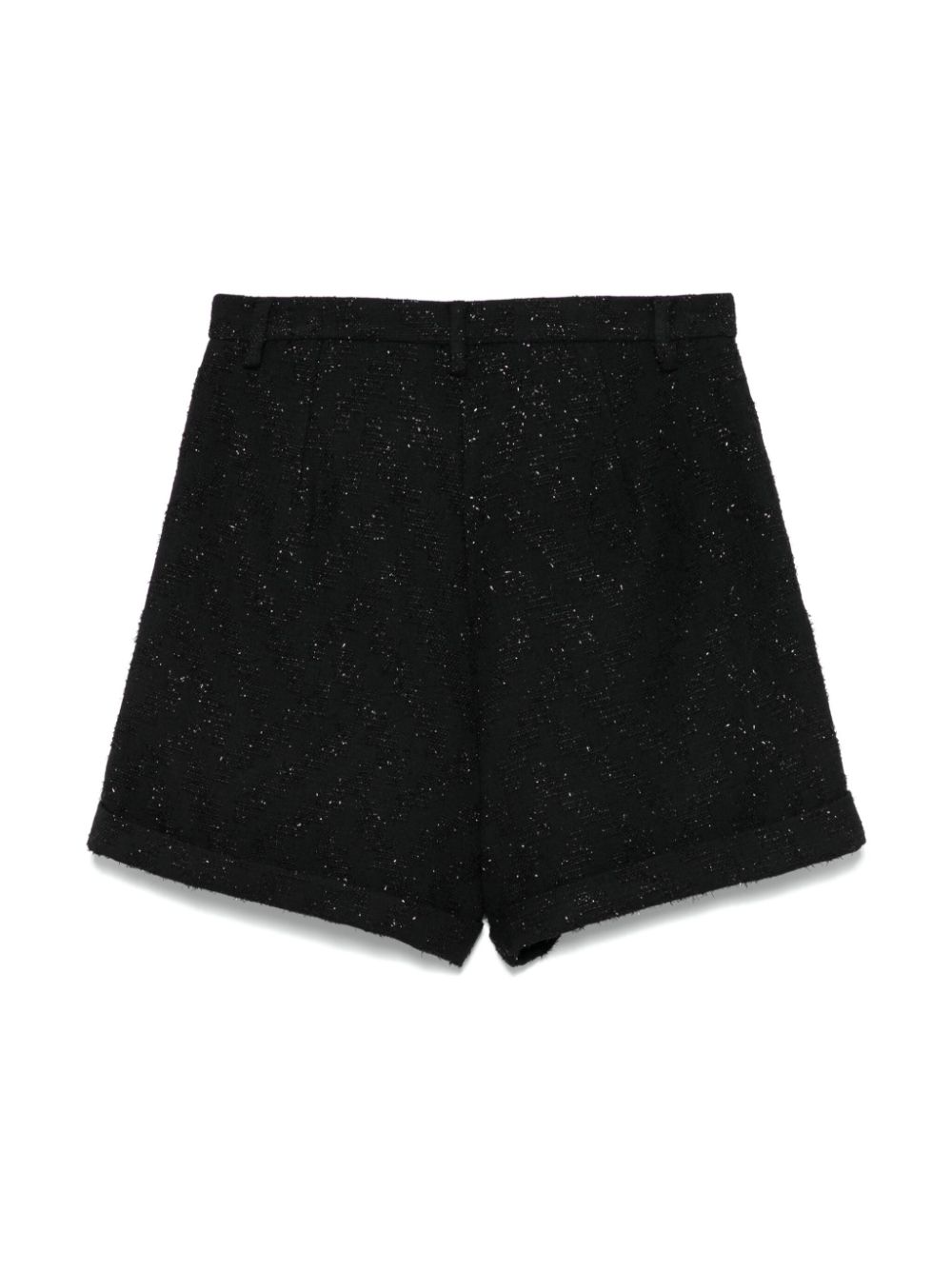 Balmain Kids lurex shorts - Zwart