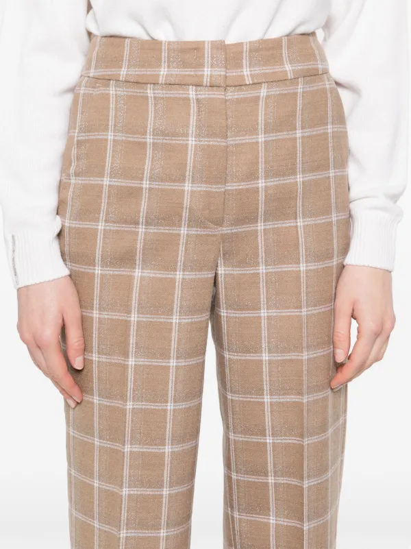 パンツ PESERICO Women Straight Pants P0407202600 949 BROWN Women's Pants and Shorts Made in Italy | Peserico US