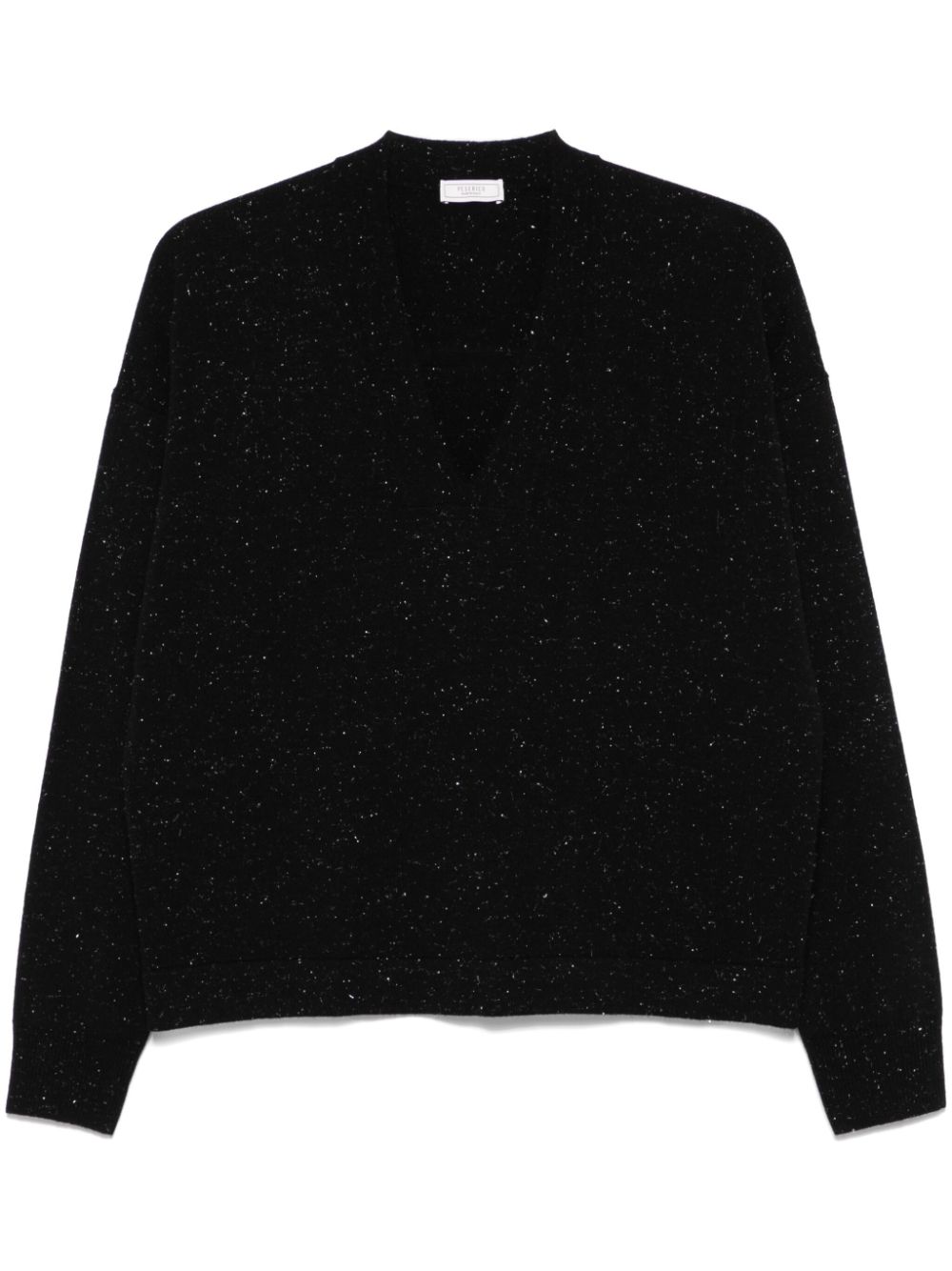 lurex-detail sweater