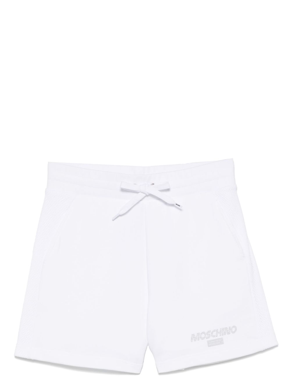 Moschino Shorts met logoprint Wit