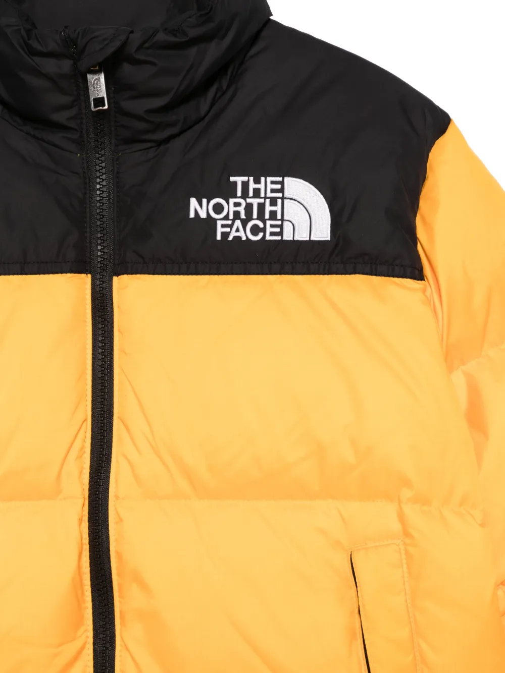 The North Face Kids 1996 Retro Nuptse gewatteerd jack Oranje