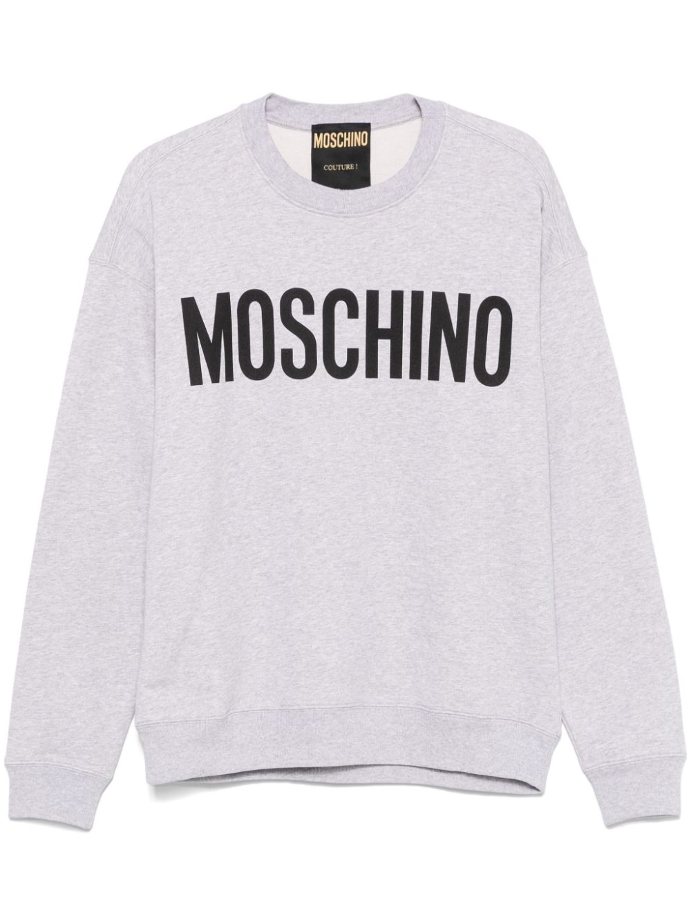 Moschino Sweater met logoprint Grijs