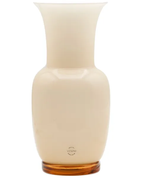 Venini Opalino vase (14cm x 30cm)