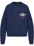 DSQUARED2 logo-print sweatshirt - Blue