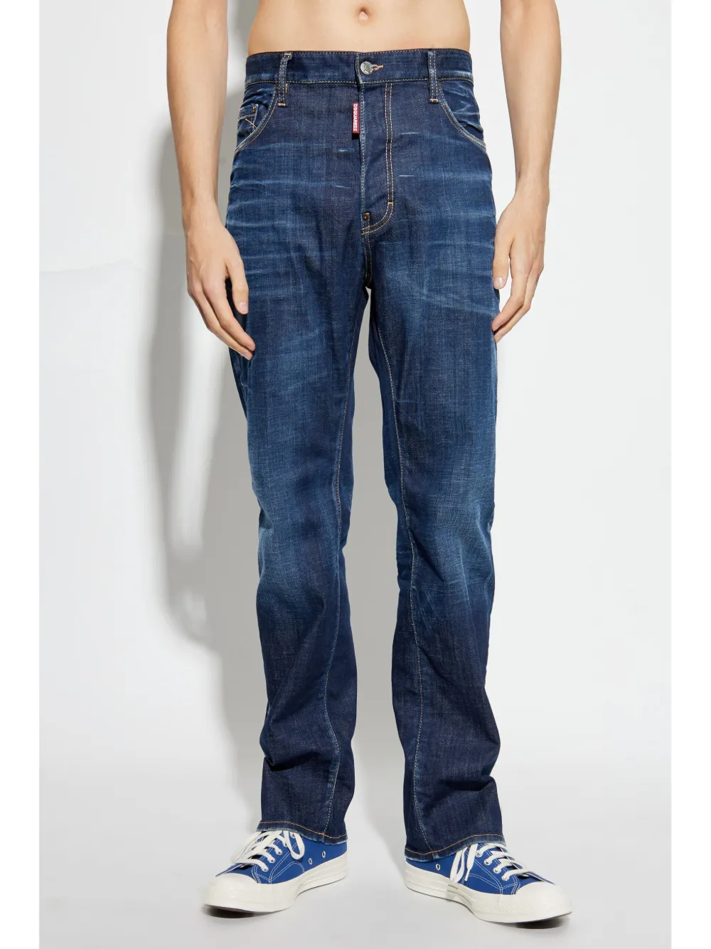 Affordable DSQUARED2 straight-leg jeans Men