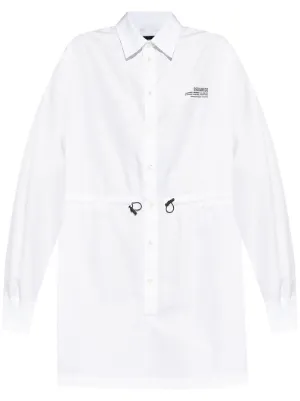 palm angels shirt dress Palm Angels - Logo Print T-Shirt Dress