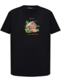 DSQUARED2 printed T-shirt - Black