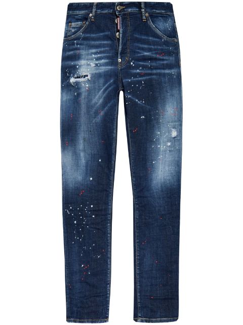 DSQUARED2 paint-splatter jeans Men