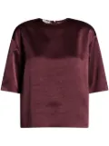 Vince satin T-shirt - Red