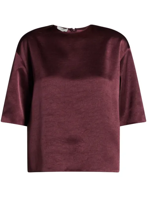 Vince satin T-shirt