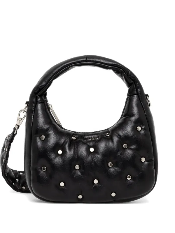 ショルダーバッグ・ポシェット LIU JO SHOULDER BAG Liu Jo Black Logo Shoulder Bag - Black - Women