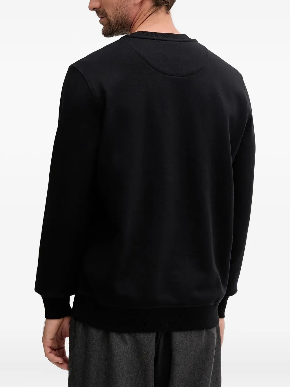 LIU JO logo-detail crew neck sweatshirt - Zwart