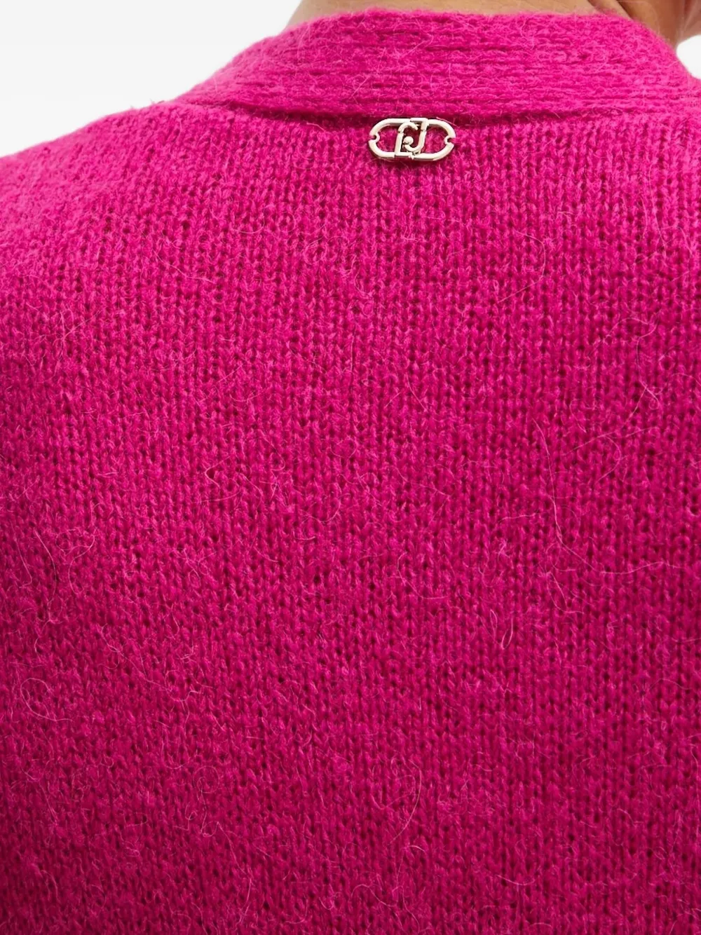 LIU JO Vest met kant Roze