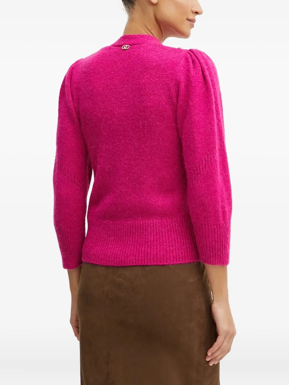 LIU JO Vest met kant Roze