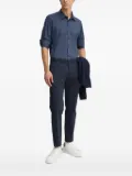 LIU JO geometric-print buttoned shirt - Blue