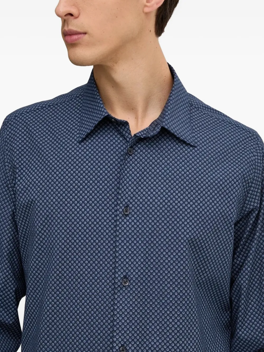 LIU JO Overhemd met geometrische print Blauw
