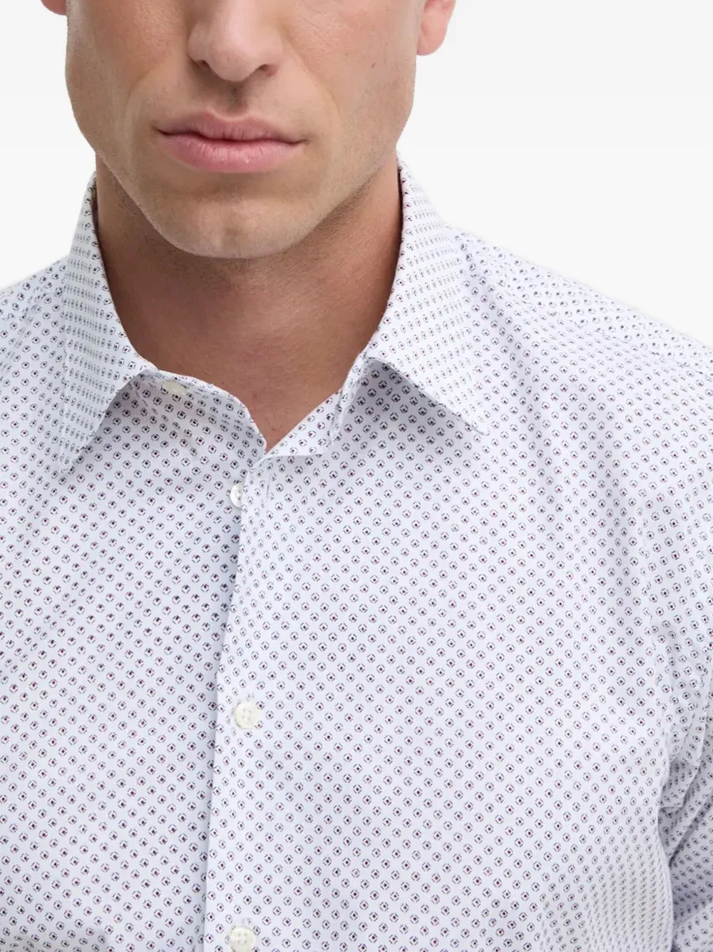 Liu •jo Geometric-print Shirt In White