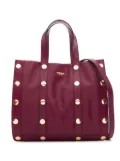 Moschino studded tote bag - Purple