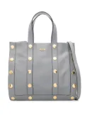 Moschino snap-buttons tote bag - Grey