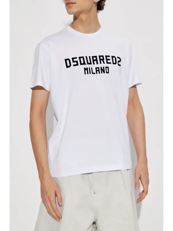 Haut t-shirt homme DSquared2 taille XL built tuf tee logo emballé 100
