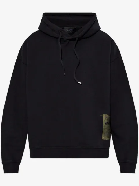 DSQUARED2 logo-patch hoodie