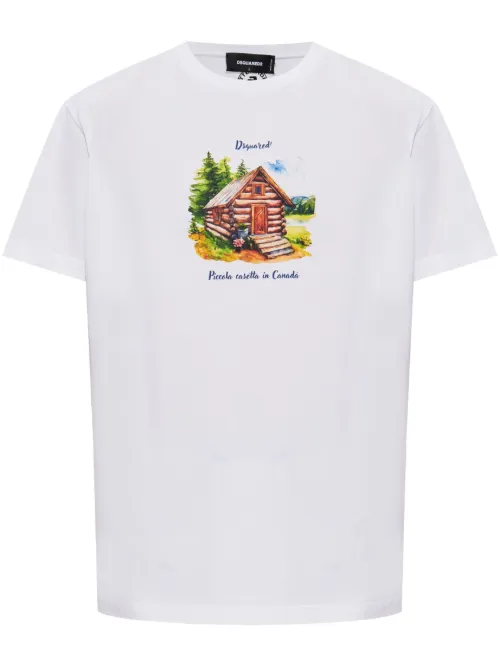 T-shirt à imprimé graphique - DSQUARED2 - Modalova