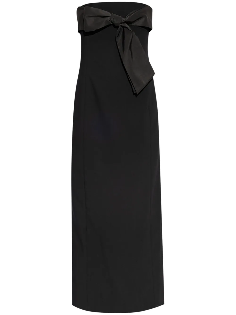 bow-detail maxi dress