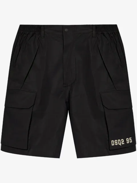 DSQUARED2 Cargo-Shorts mit Logo-Print