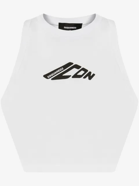DSQUARED2 logo-print top