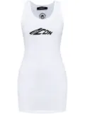 DSQUARED2 logo-print mini dress - White