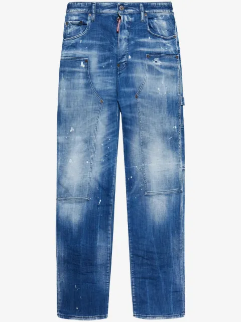 DSQUARED2 jean à effet usé