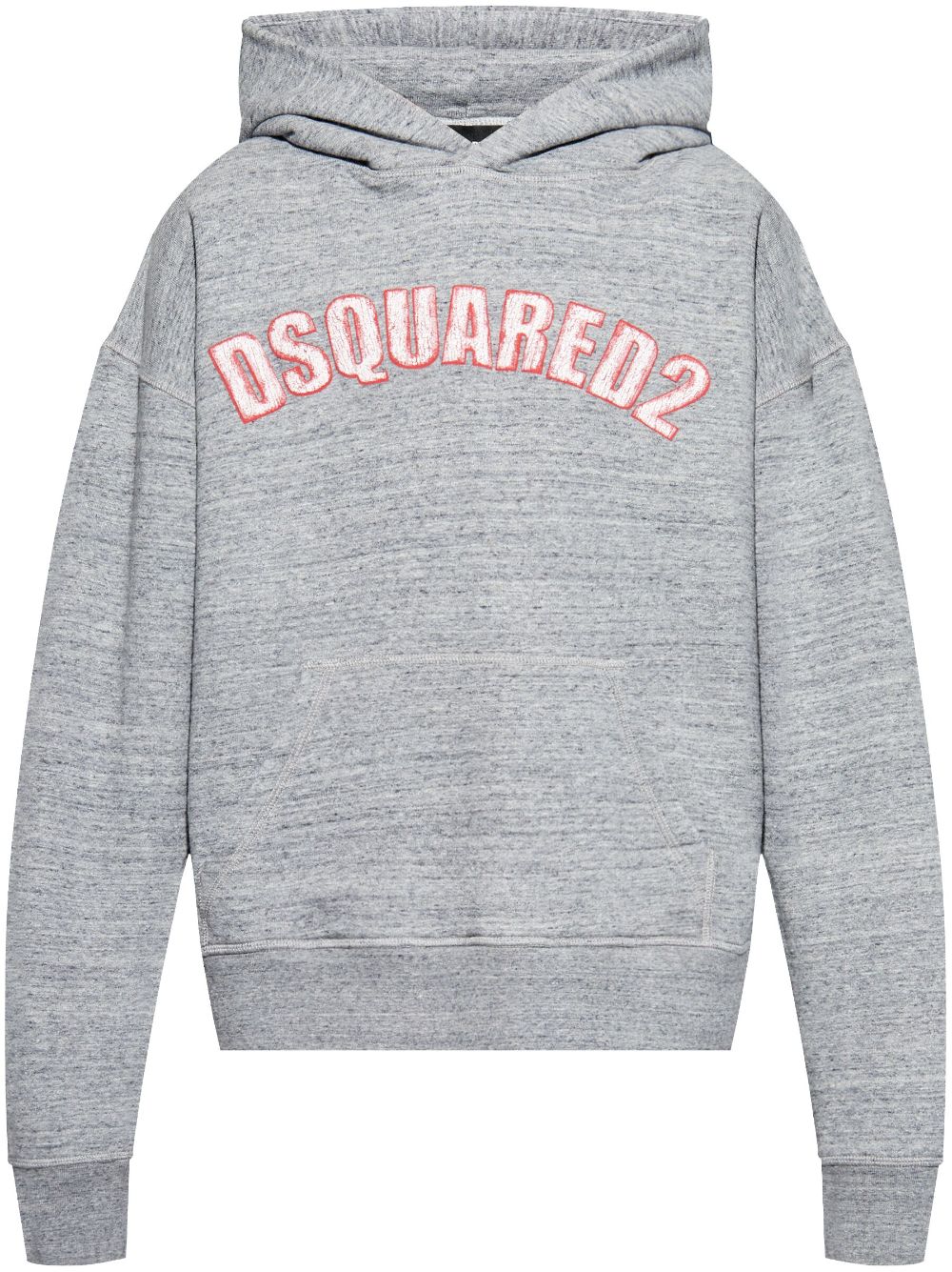 DSQUARED2 Hoodie met geborduurd logo Grijs