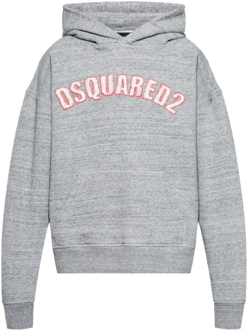 Hoodie à logo brodé - DSQUARED2 - Modalova