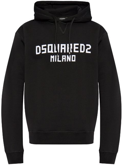 DSQUARED2 logo-print hoodie Men