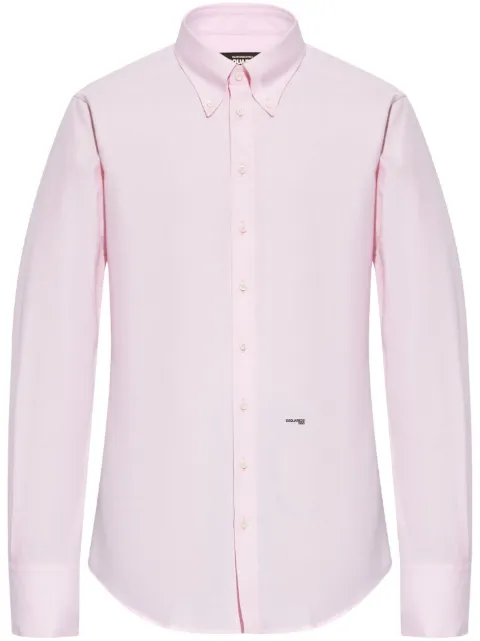 DSQUARED2 logo-embroidered shirt  