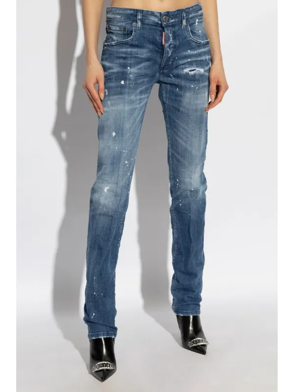 DSQUARED2 80'S Jeans | Blue | FARFETCH JO DSQUARED2 80'S Jeans | Blue | FARFETCH JO