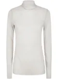 Yohji Yamamoto turtleneck top - White