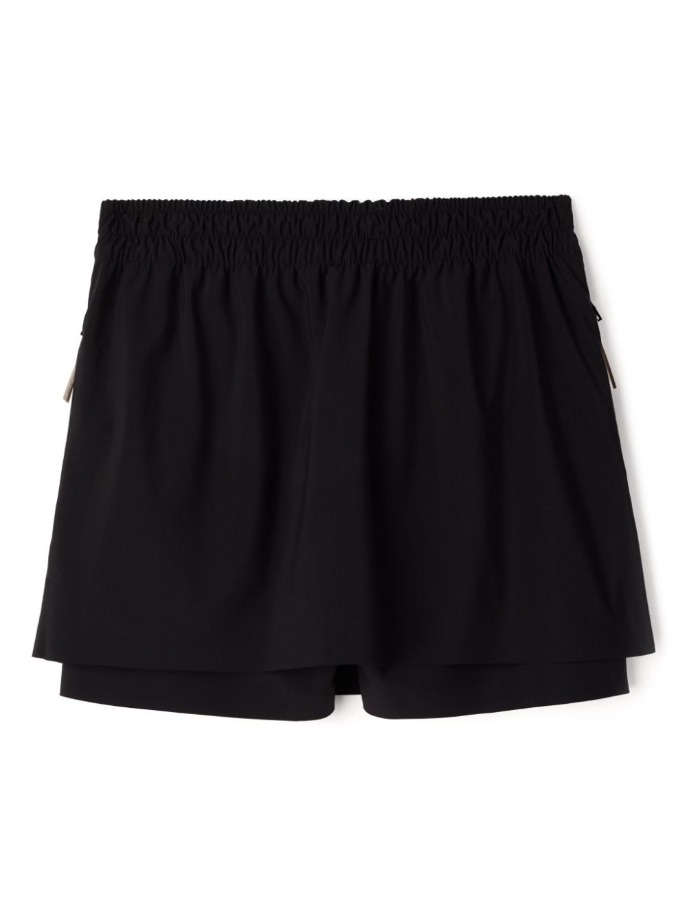 Sunnei elastic mini skort - Zwart