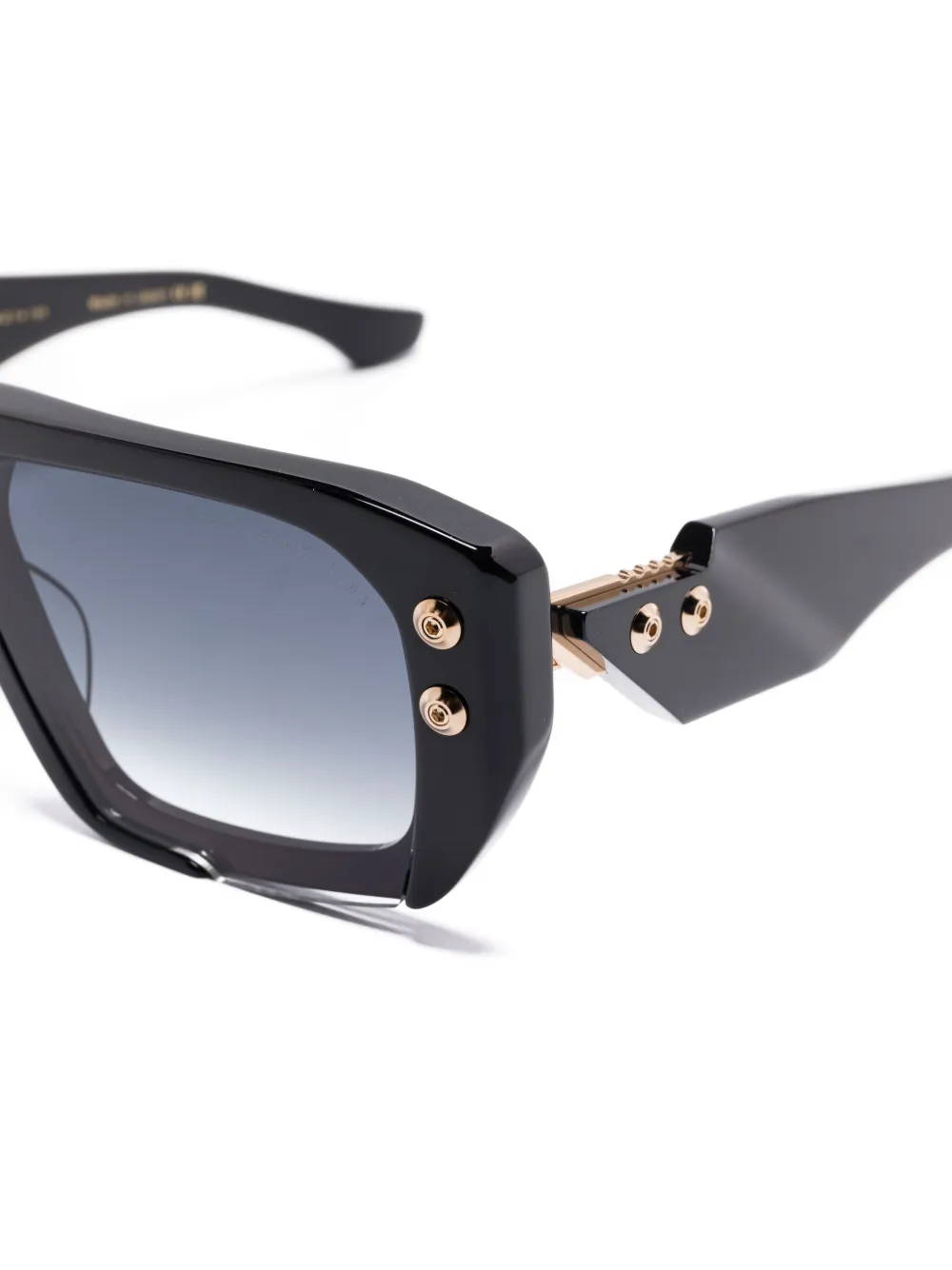 Dita Eyewear Zonnebril met rechthoekig montuur Zwart