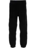 FENDI elasticated-waistband terry-cloth track pants - F0GME BLACK