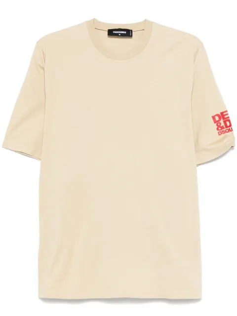 DSQUARED2 playera con logo estampado