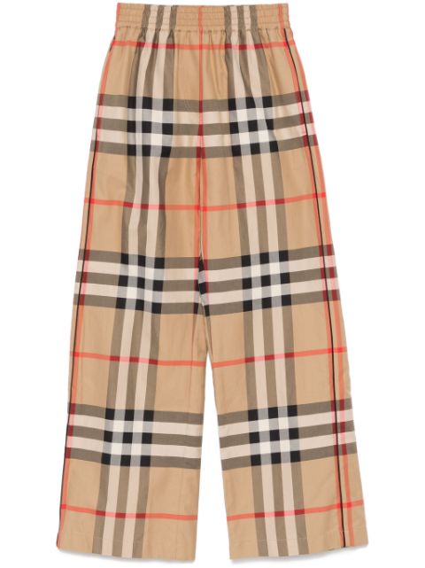 Burberry Vintage Check cotton trousers Women