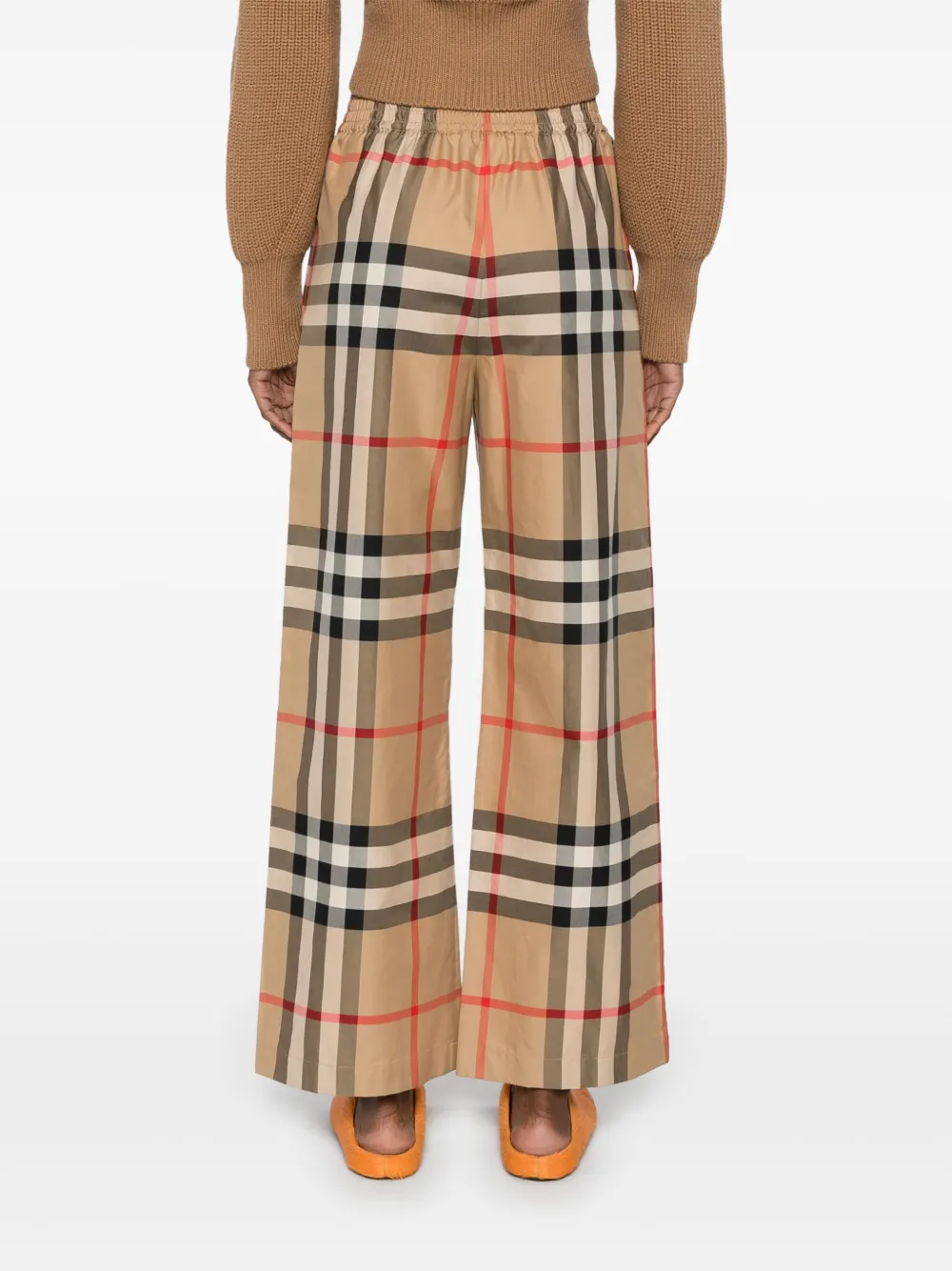 Affordable Burberry Vintage Check cotton trousers Women