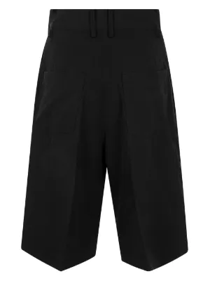 Yohji Yamamoto ハーフパンツ 黒 サイズ1 Yohji Yamamoto ハーフパンツ | ブラック | FARFETCH JP