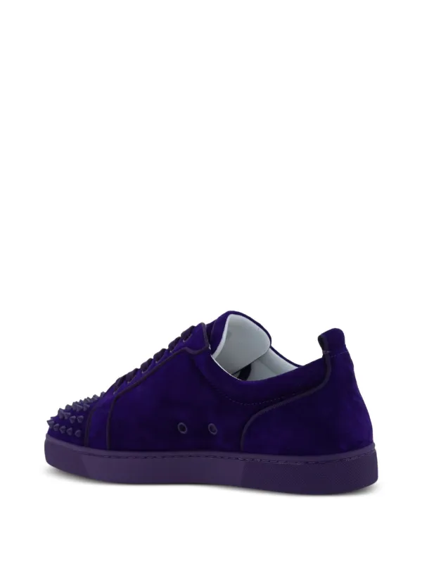 Christian Louboutin Louis Junior Spikes Orlato Sneakers | Purple