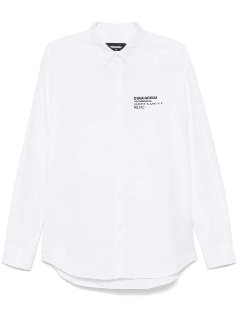 DSQUARED2 logo-print shirt